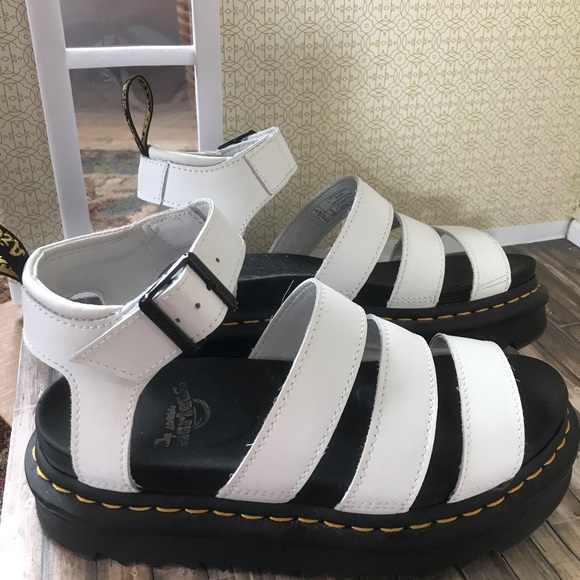 fake doc martens white